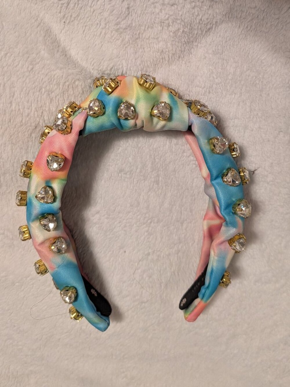 Lele SadoughiX Stoney Clover  Tie-dye with heart shaped stones
